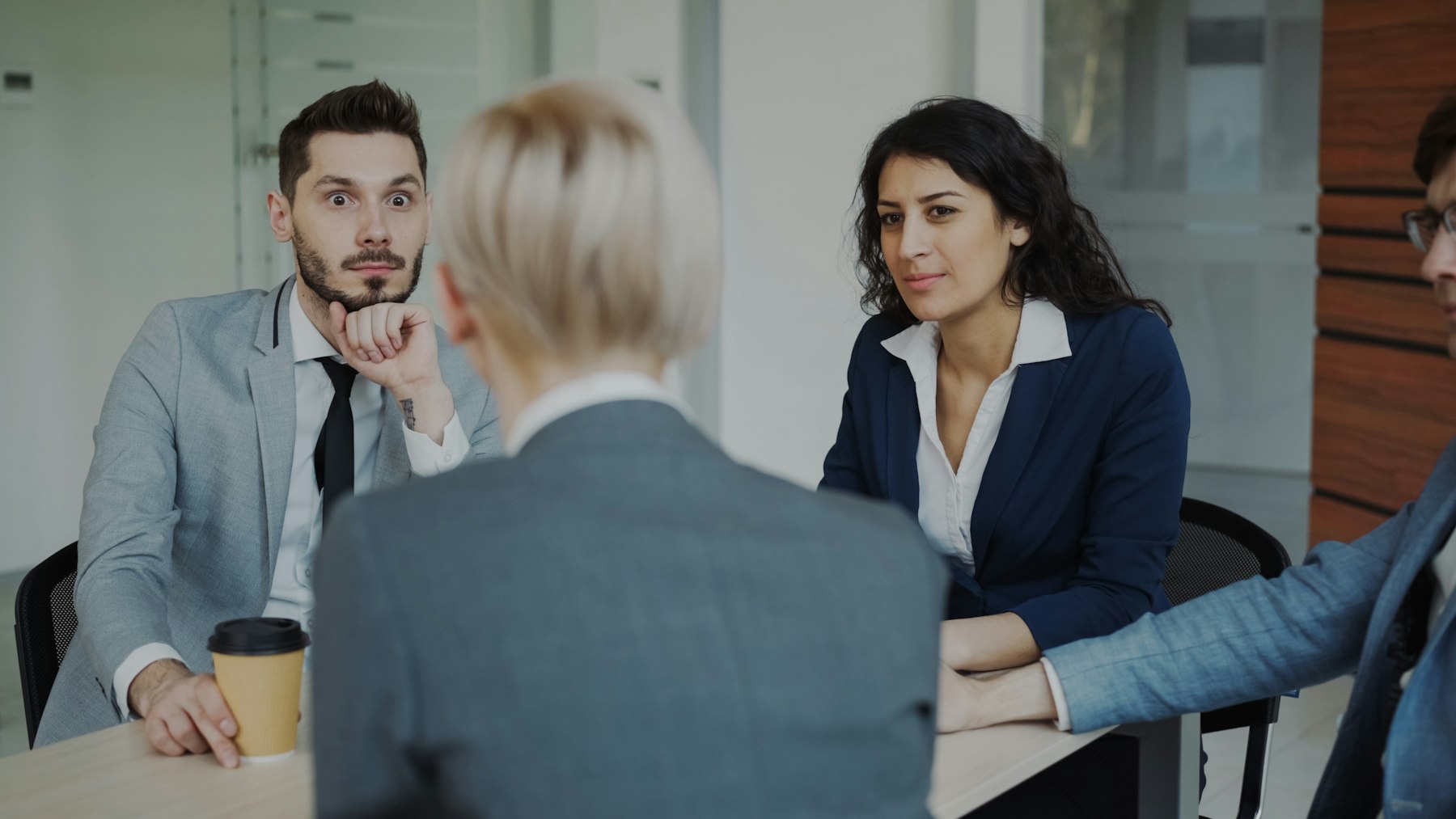 Consulting team in a working session